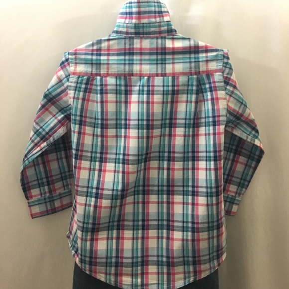 PLACE Spring Colors Paid Versatile Button Up Shirt - Picture 8 of 8